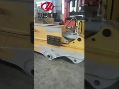 Испытание устройства телескопической скользящей руки экскаватора